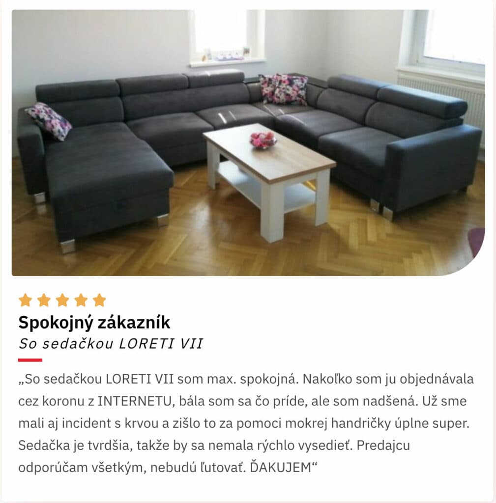 sedacka nabytok4you recenzia