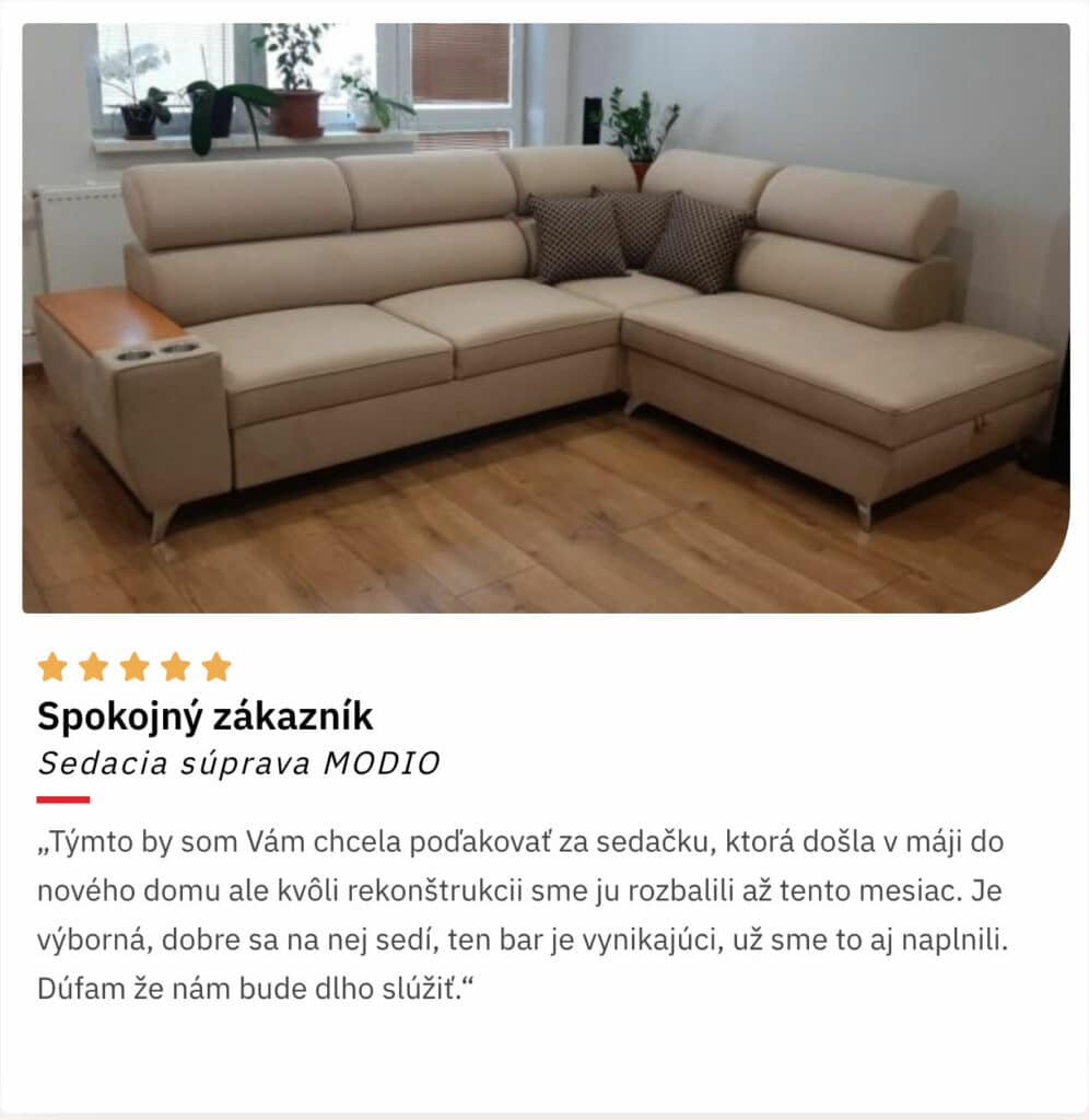 sedacka nabytok4you recenzia