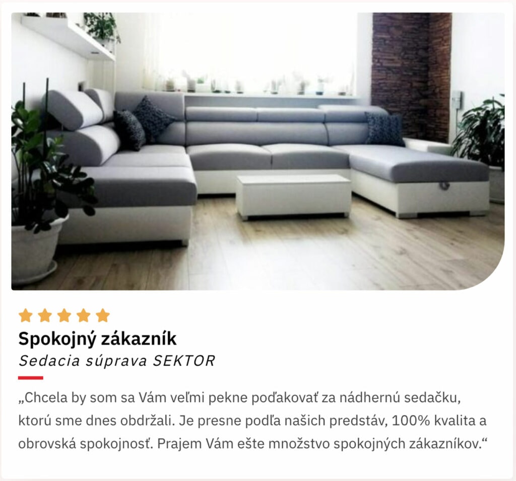 sedacka nabytok4you recenzia