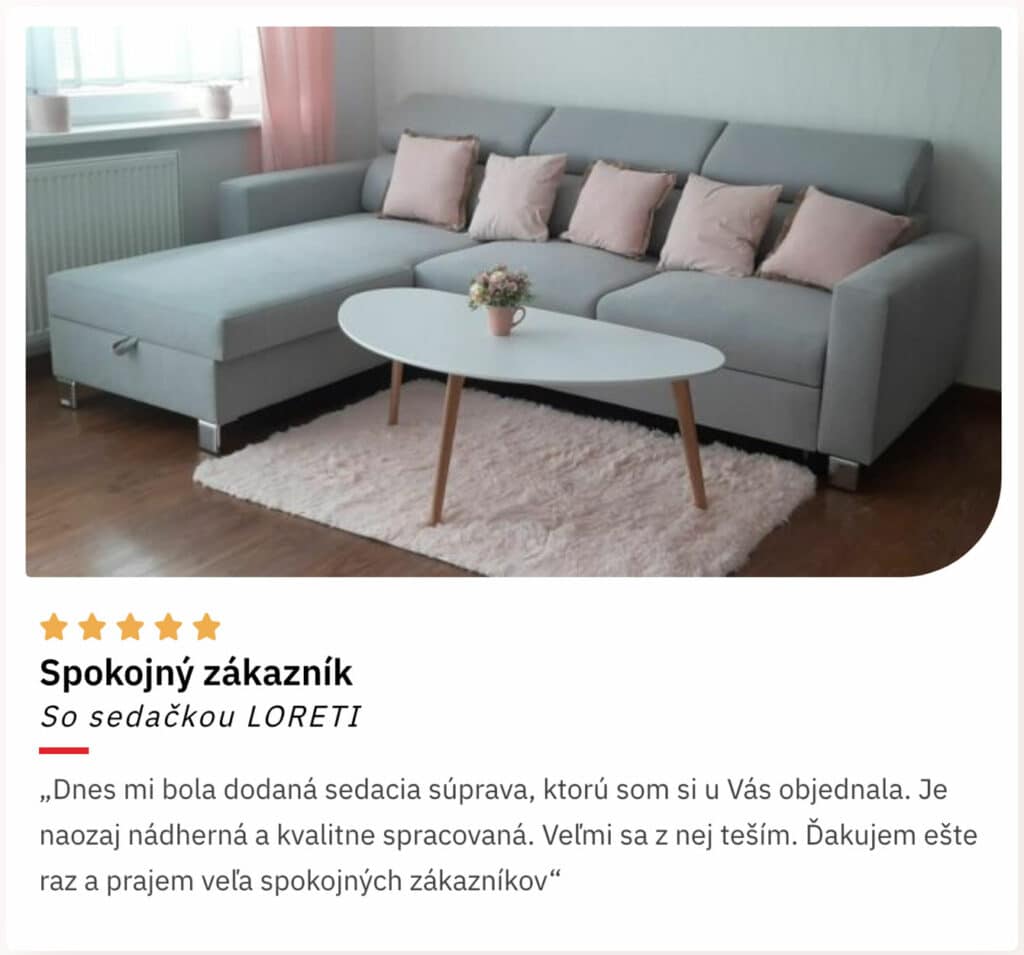 sedacka nabytok4you recenzia
